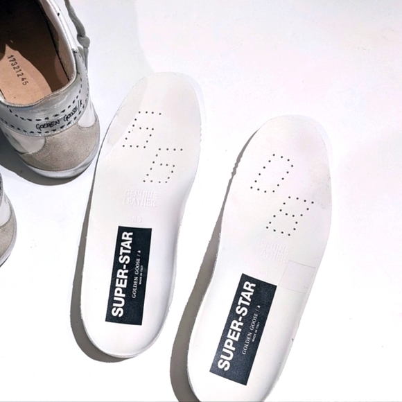 💯Golden Goose ⭐ Leather Black Marker Star Sneakers 38 - Picture 9 of 10